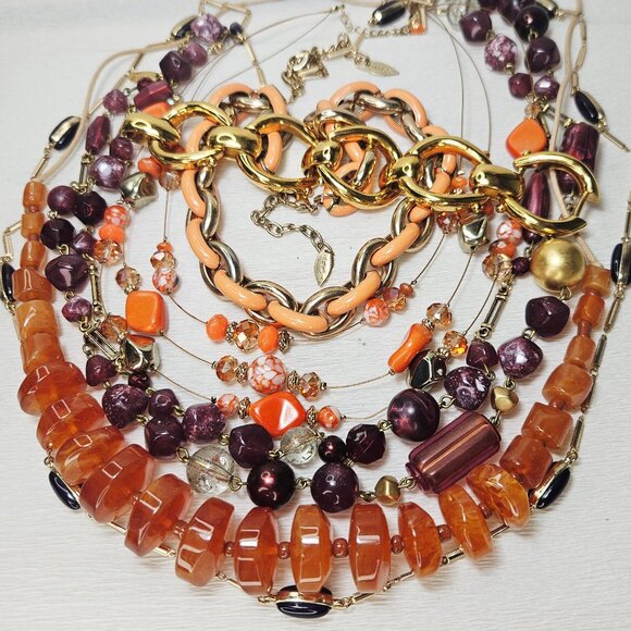 Designer Signed Jewelry Lot J Jill Coldwater Express Lauren Ralph Lauren - Picture 1 of 16